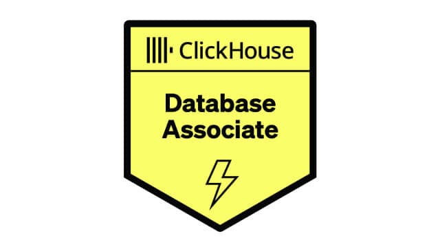 ClickHouse Database Associate