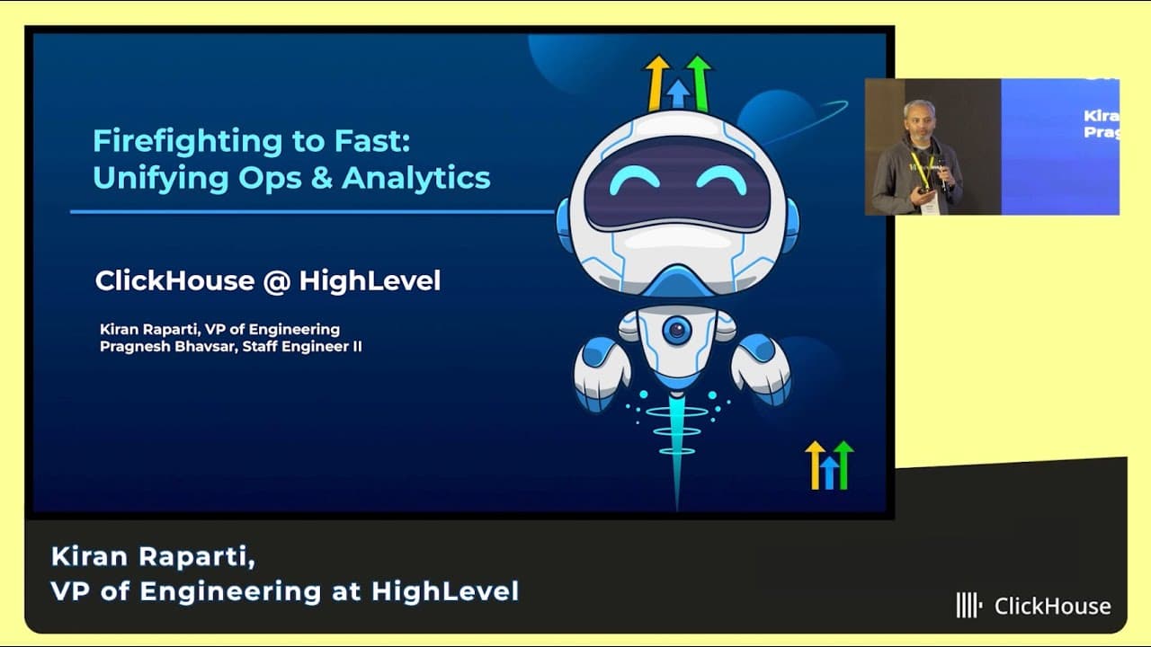 Firefighting to Fast: Unifying Ops & Analytics at HighLevel