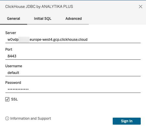 &quot;ClickHouse Settings&quot;