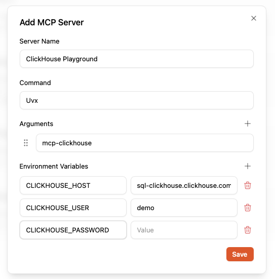 MCP サーバーを追加