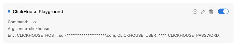 MCP サーバーを有効化