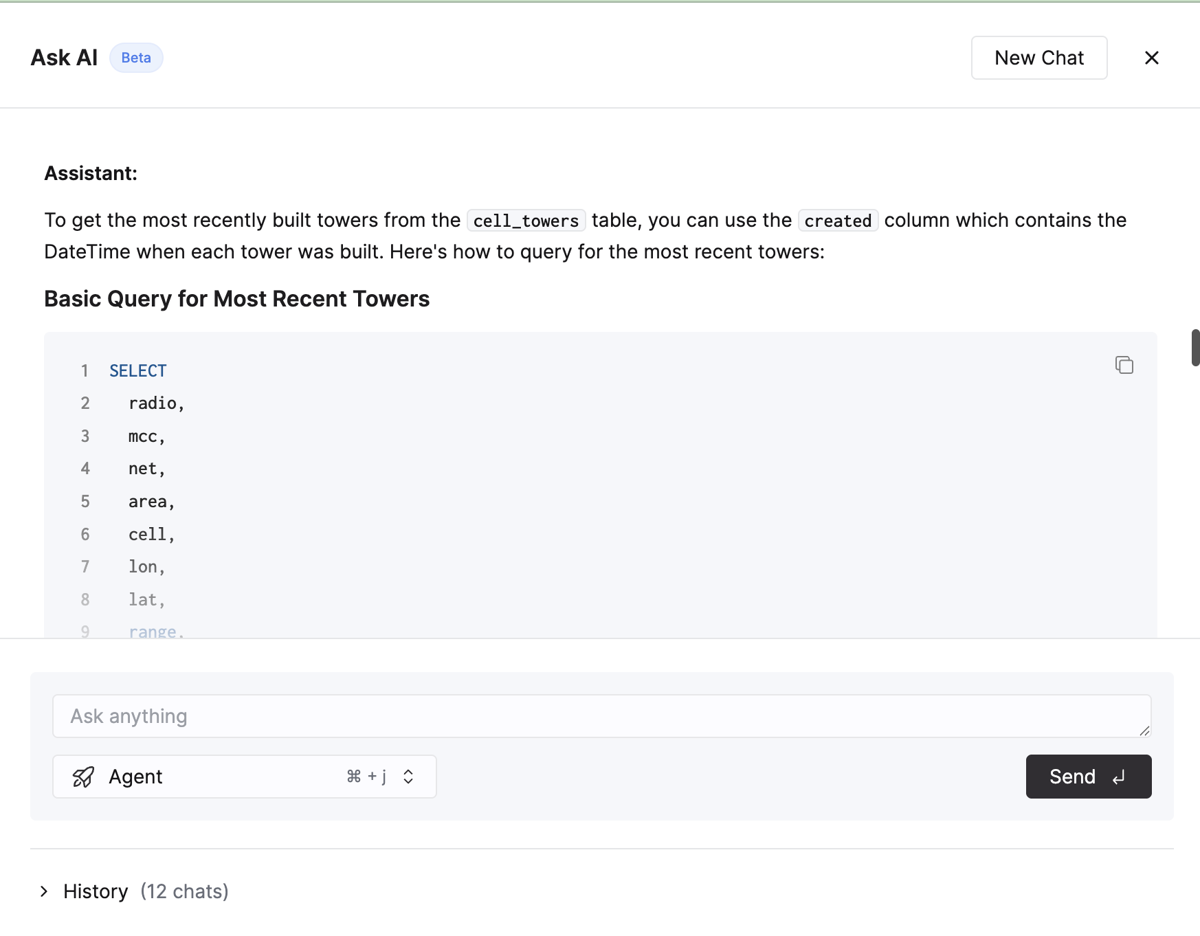 結果に対する操作