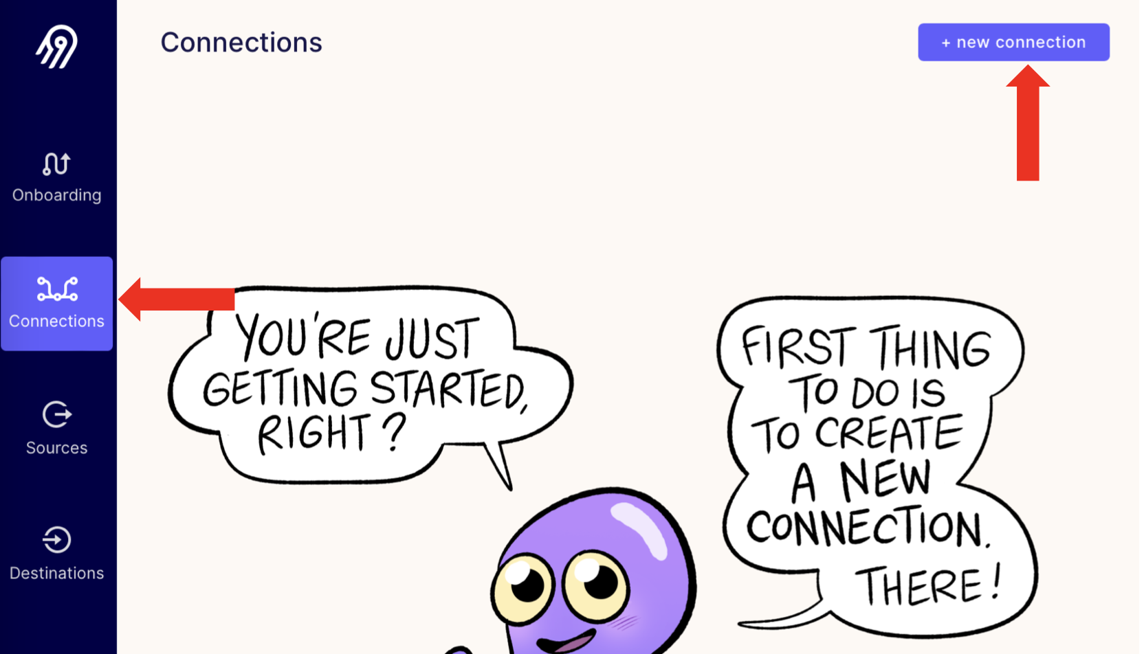 Airbyte で接続を追加する