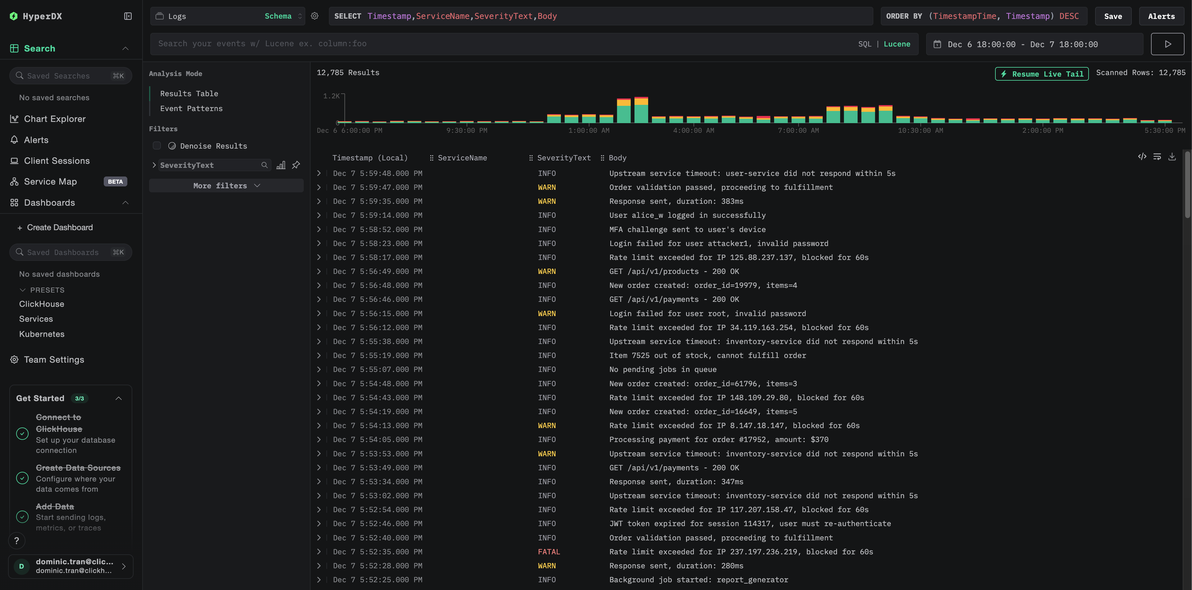 デモ検索ビュー