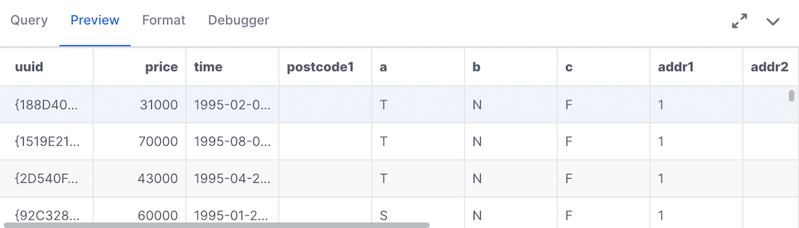 Explo ダッシュボード
