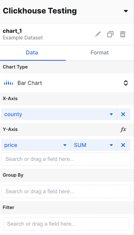 Explo ダッシュボード