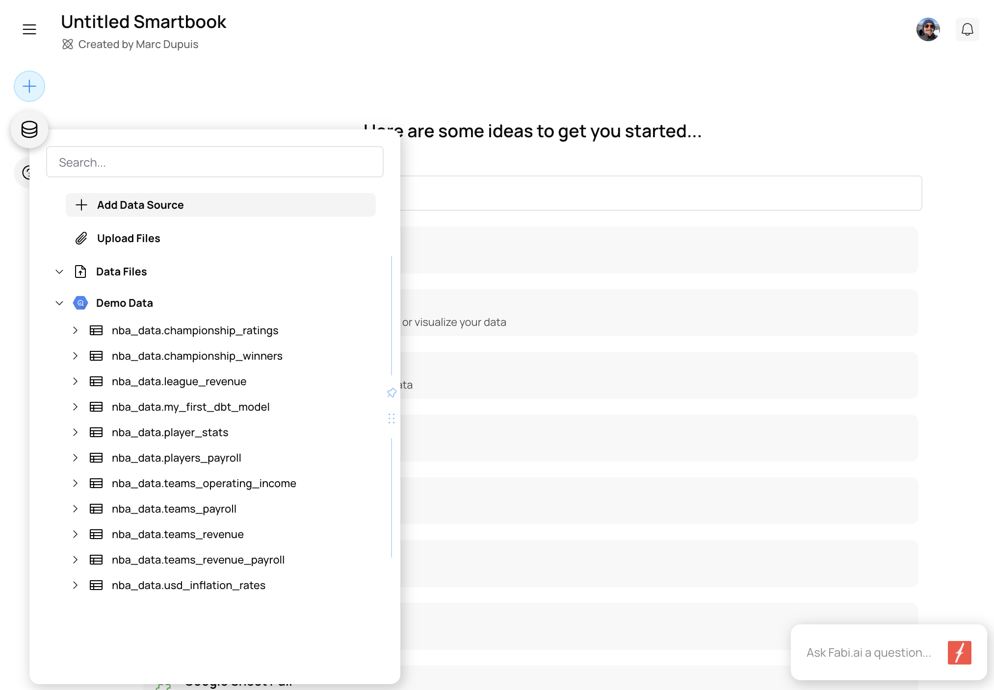 データソースを追加