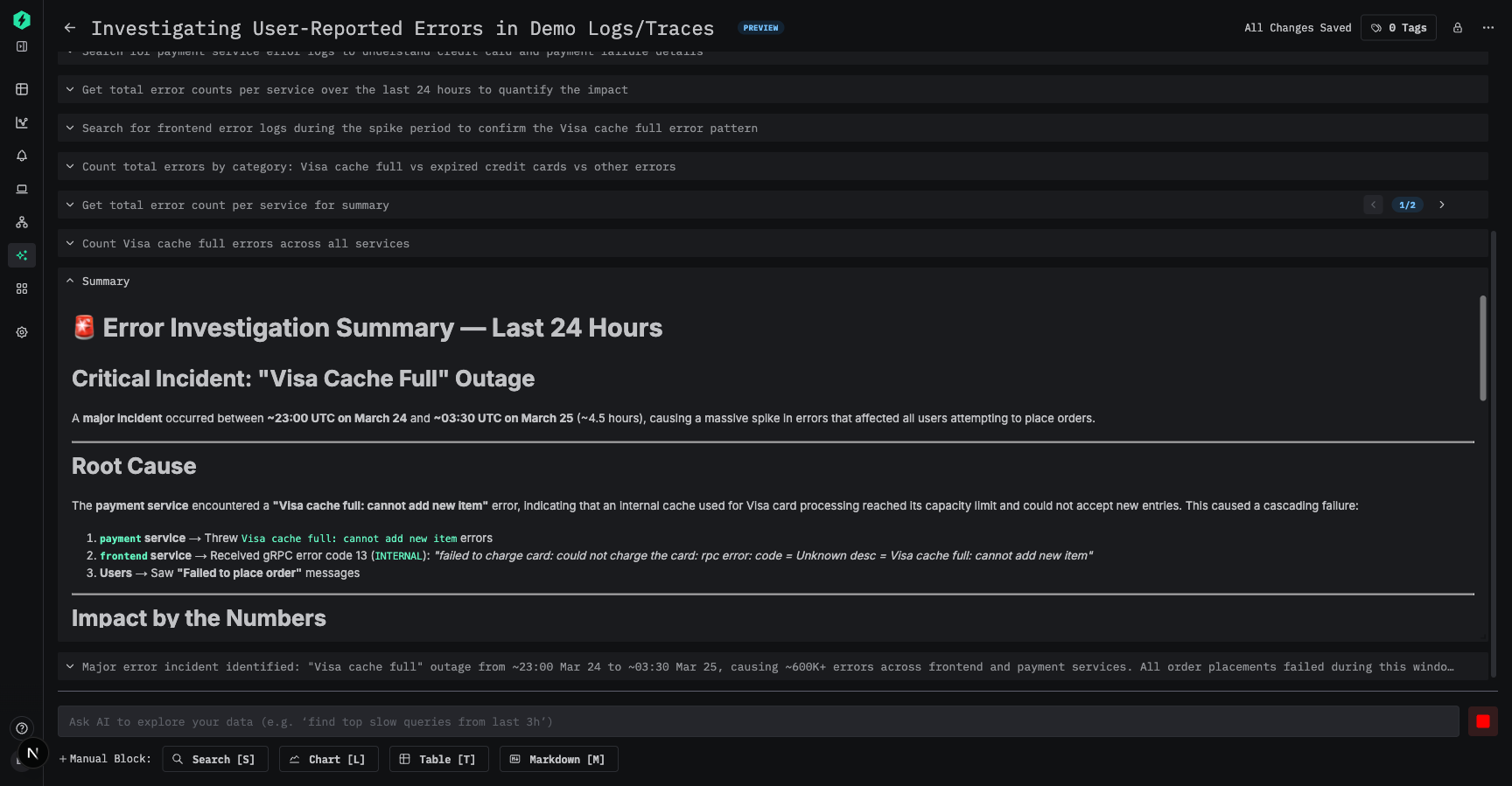 AI가 생성한 타일이 있는 노트북