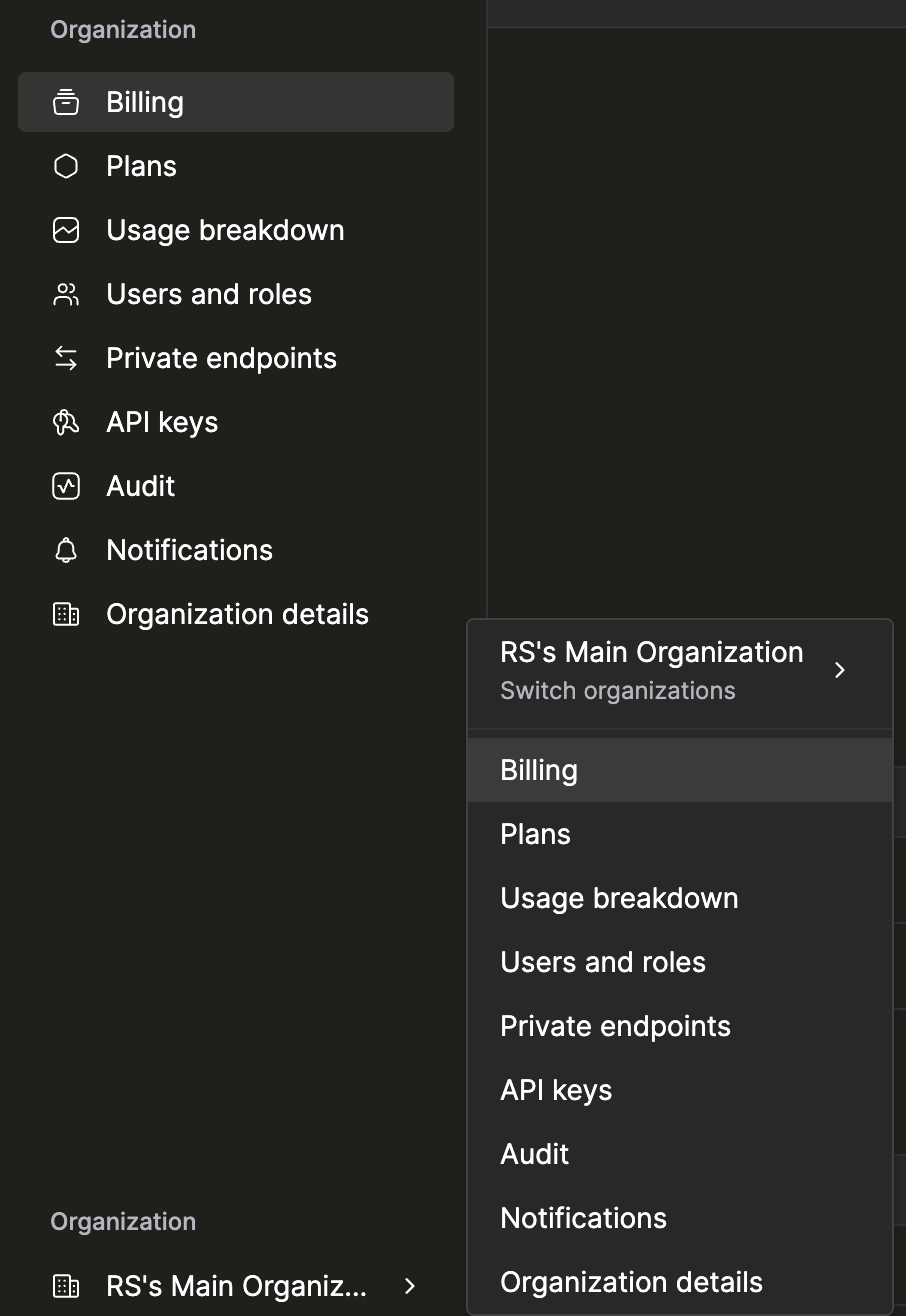 在 UI 中查找计费的位置