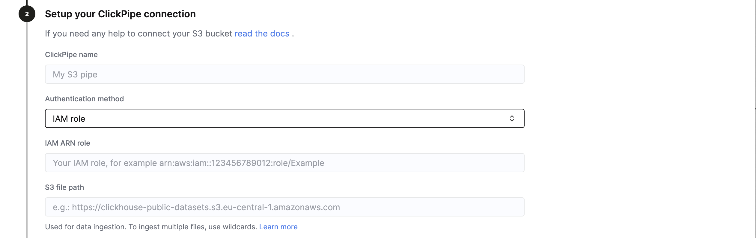 S3 ClickPipes 的 IAM 认证