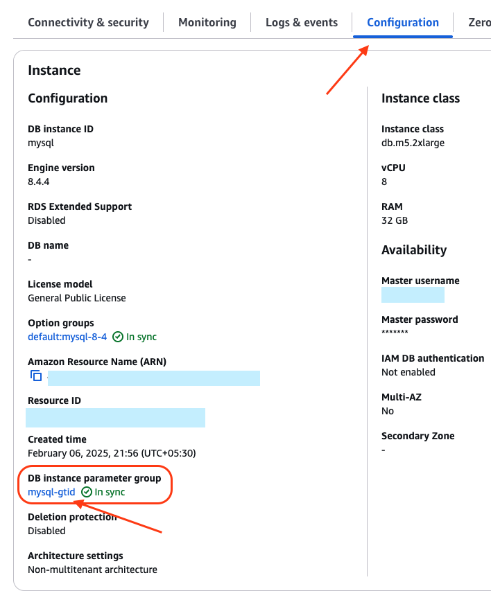 在 RDS 中查找参数组的位置