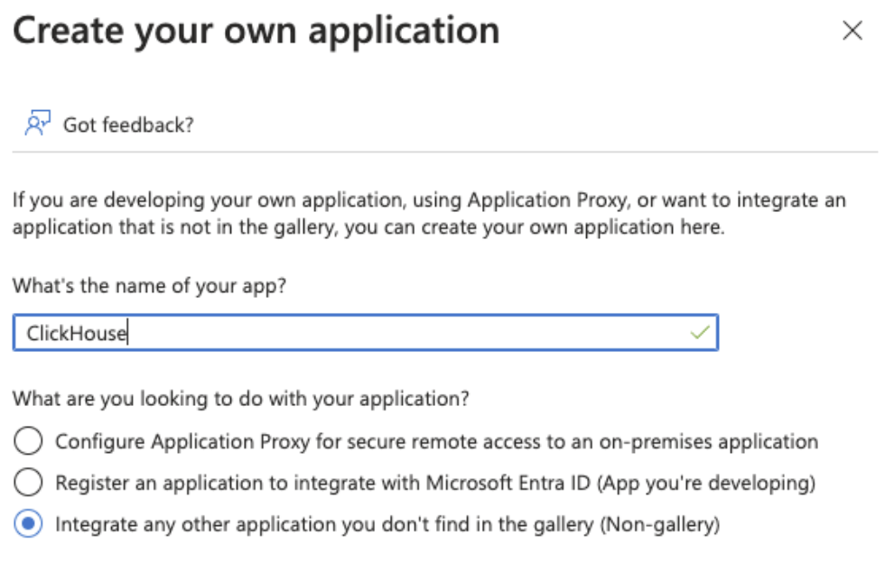 Azure 非库应用程序