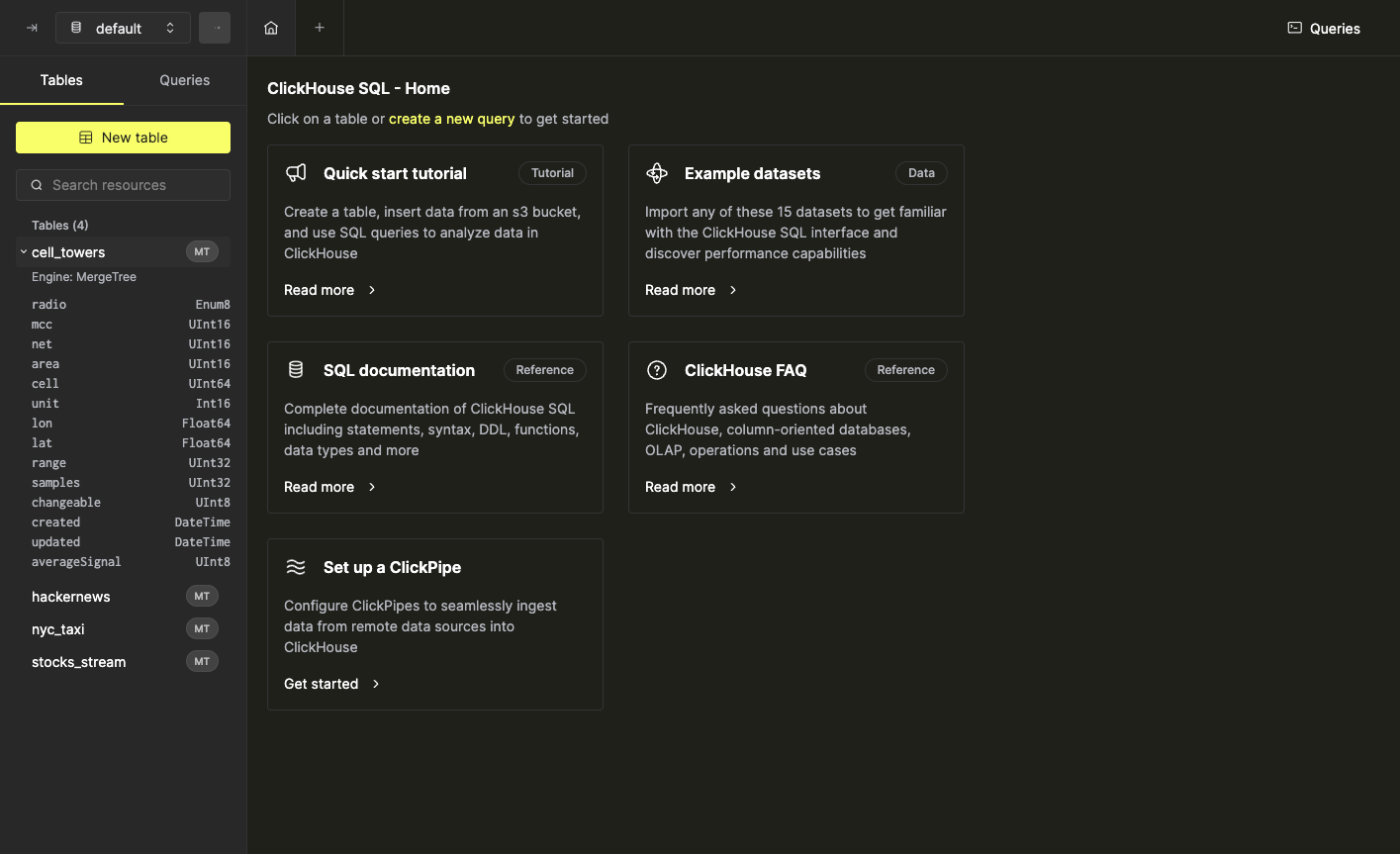 展开的数据表视图，显示列名和数据类型