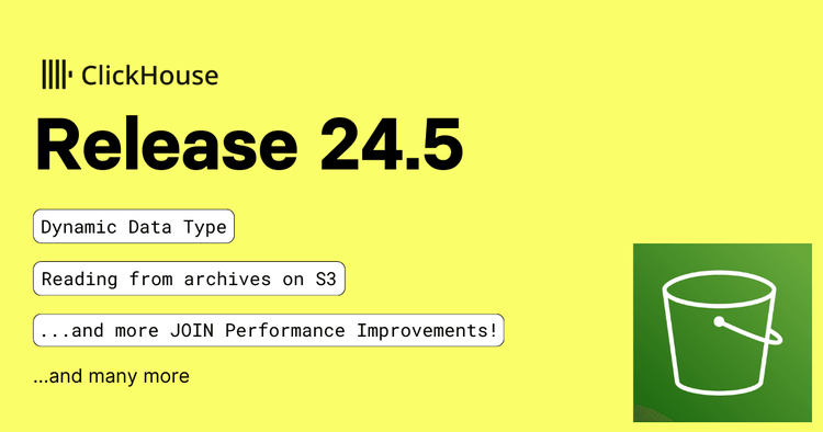 ClickHouse Release 24.5