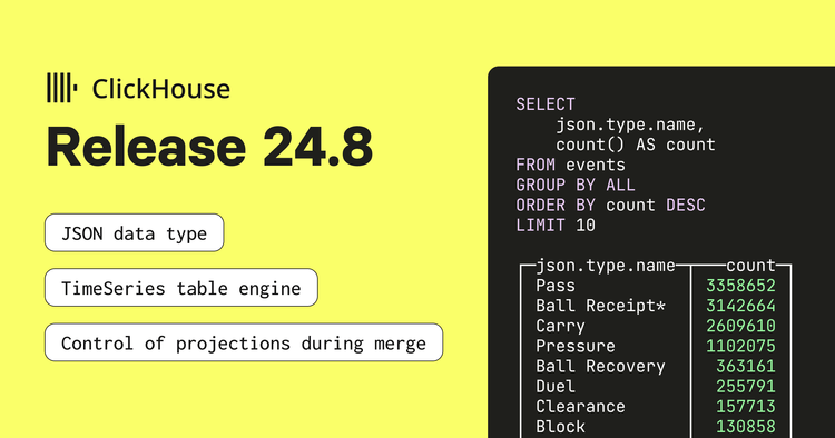 ClickHouse Release 24.8 LTS