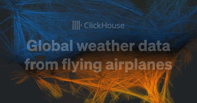 Global weather data from flying airplanes