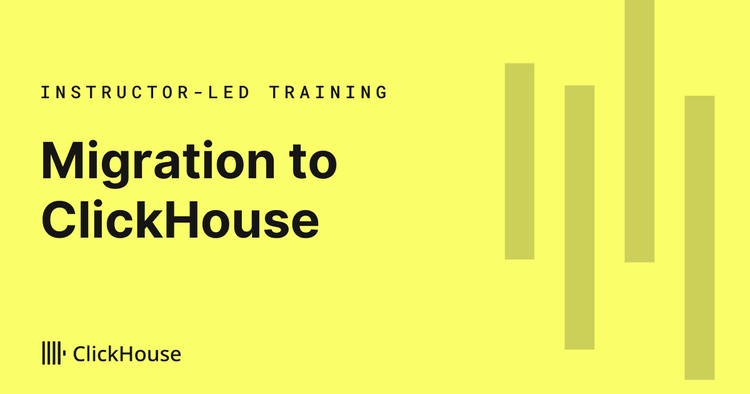 In-Person Migration to ClickHouse Training - Hong Kong
