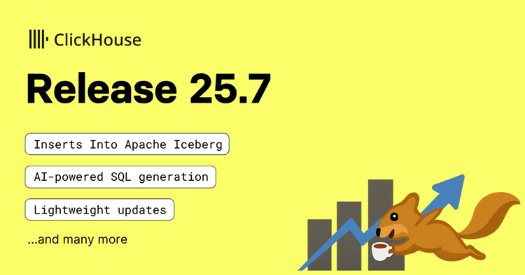 ClickHouse Release 25.7