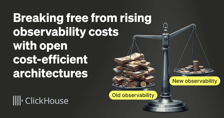 Breaking free from rising observability costs with open cost-efficient architectures