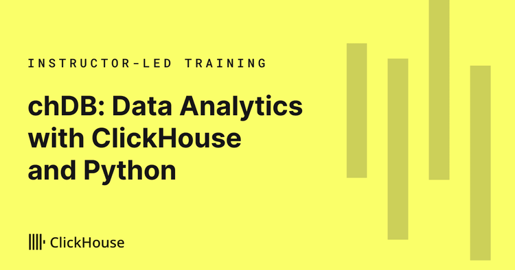 chDB: Data Analytics with ClickHouse and Python